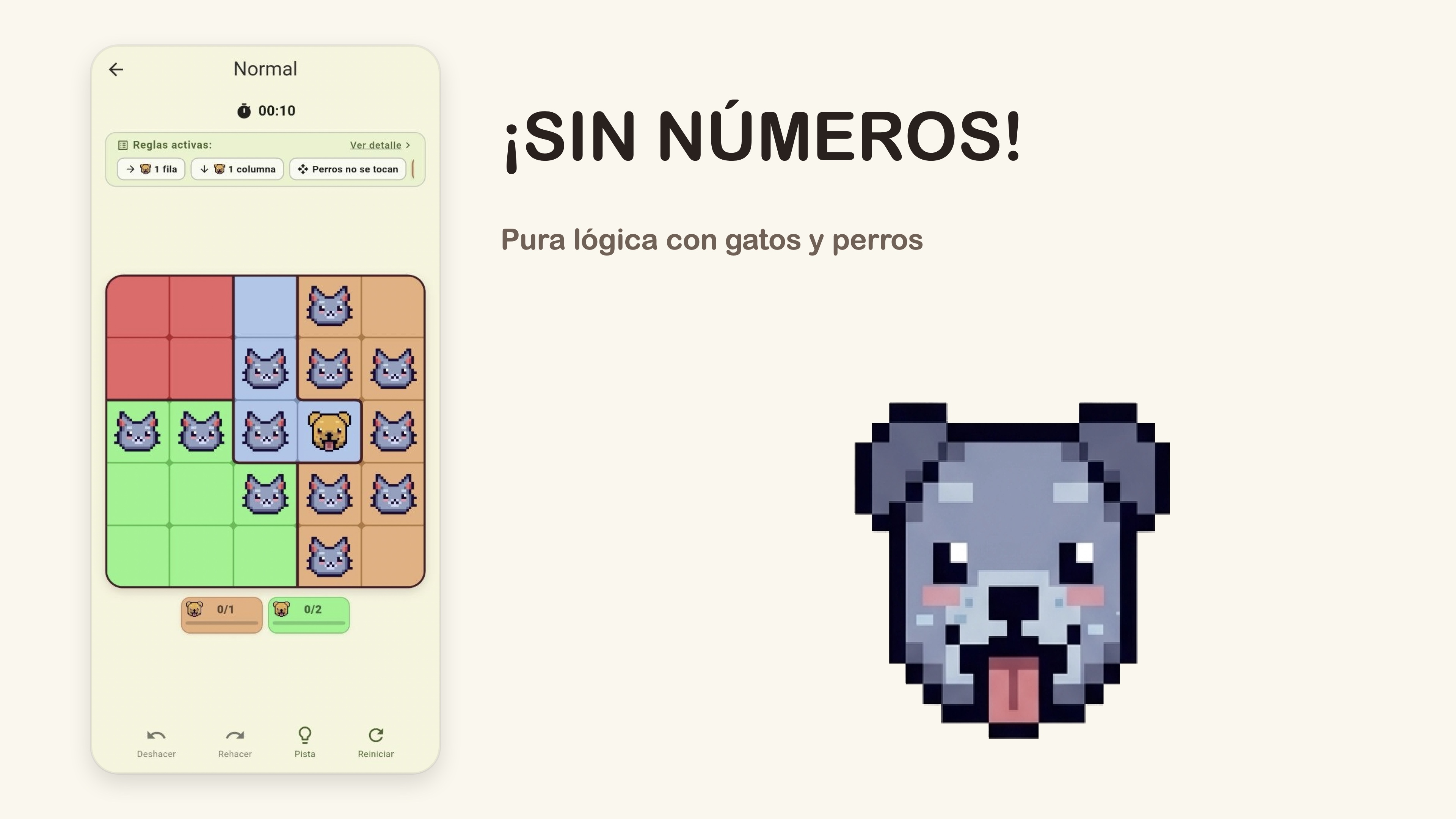 Puzzles de lógica PocketPaws